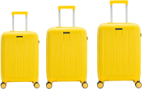 Набор чемоданов Mironpan 11197-2 (3шт, желтый) - 