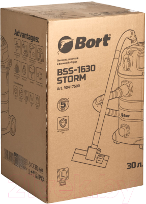 Профессиональный пылесос Bort BSS-1630-STORM (93417500)