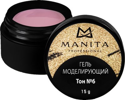 Моделирующий гель для ногтей Manita Professional Однофазный №6 (15мл) - 