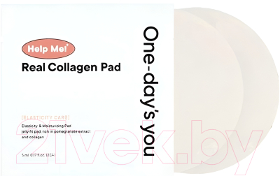 Пэд для лица One-day's you Help Me! Real Collagen Pad + Please Elasticity My Skin (20шт)