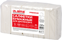 Бумажные салфетки Laima Premium / 112510 (белый) - 
