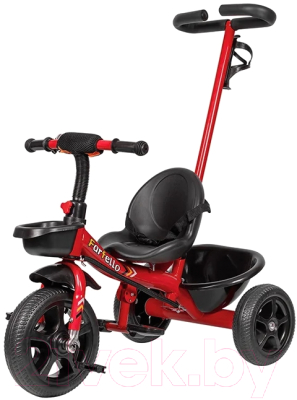 Изображение товара Трехколесный велосипед с ручкой Farfello 208-1 (красный)