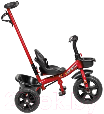 Изображение товара Трехколесный велосипед с ручкой Farfello 208-1 (красный)