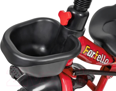 Изображение товара Трехколесный велосипед с ручкой Farfello 208-1 (красный)