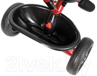 Изображение товара Трехколесный велосипед с ручкой Farfello 208-1 (красный)