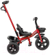 Миниатюра изображения товара Трехколесный велосипед с ручкой Farfello 208-1 (красный)