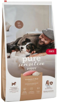 Сухой корм для собак Mera Pure Sensitive Puppy Truthahn&Reis д/щенков индейка и рис/ 56326 (1кг) - 