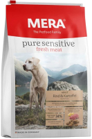Сухой корм для собак Mera Adult Fresh Meat Rind & Kartoffel High Protein  / 57426 (1кг) - 