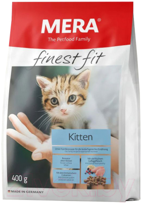 Сухой корм для кошек Mera Finest Fit Kitten для котят / 33614 (400г)