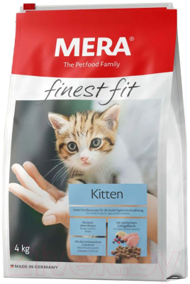 Сухой корм для кошек Mera Finest Fit Kitten для котят / 33634 (4кг)