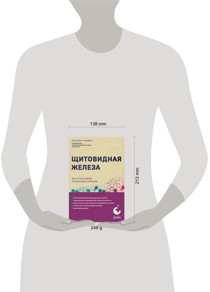 Нехудожественная книга Эксмо Щитовидная железа. Все от анализов до методов лечения (Трошина Екатерина) — фото 4