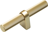 Ручка для мебели Cebi A4241 Striped MP35 (016мм, матовое золото) - 