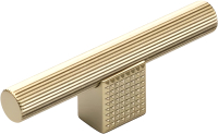 Ручка для мебели Cebi A4240 Striped PC35 (016мм, матовое золото) - 