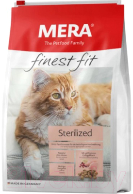 Сухой корм для кошек Mera Sterilized / 34045 (10кг)