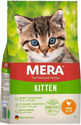 Сухой корм для кошек Mera Cats Kitten Chicken для котят с курицей / 38230 (2кг)