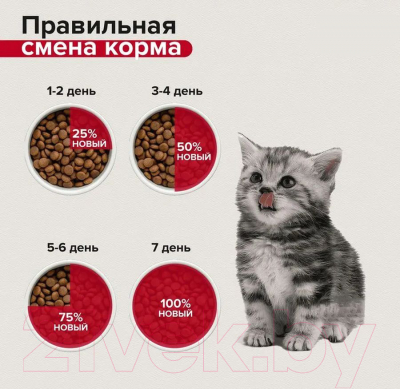 Сухой корм для кошек Mera Cats Kitten Huhn / 38245 (10кг)