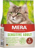 Сухой корм для кошек Mera Cats Sensitive Huhn & Insekten / 38730 (2кг) - 