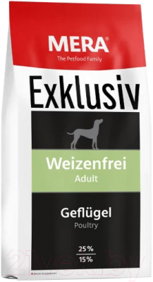 Сухой корм для собак Mera Weizenfrei Audult Geflugel / 72055 (15кг)