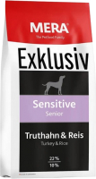 Сухой корм для собак Mera Sensitive Senior Truthahn & Reis / 73055 (15кг) - 