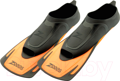 Ласты ZoggS Swim Fin Energy / 465214 (р-р 40/41, черный/оранжевый)