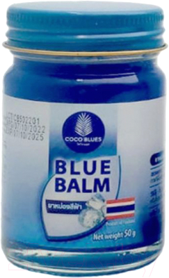 Бальзам для тела Coco Blues Синий Охлаждающий от варикоза и для снижения боли (50г)