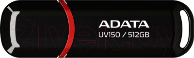 Usb flash накопитель A-data DashDrive UV150 512GB (AUV150-512G-RBK)