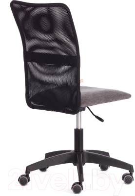 Кресло офисное Tetchair 29/W-11 флок/ткань (серый/черный)