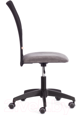 Кресло офисное Tetchair 29/W-11 флок/ткань (серый/черный)