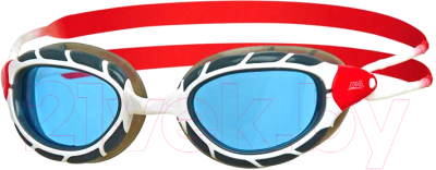 Очки для плавания ZoggS Predator / 461037 (S, белый/красный/синий)
