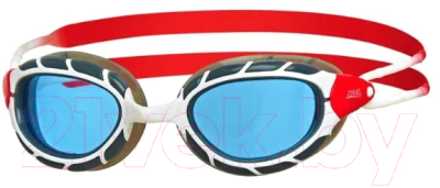 Очки для плавания ZoggS Predator / 461037 (Regular, белый/красный/синий)
