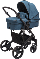 Детская универсальная коляска INDIGO Taurus (синий) - 