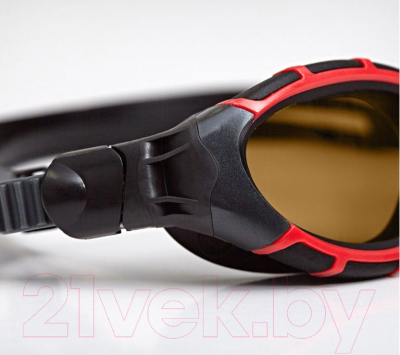 Очки для плавания ZoggS Predator Flex Polarized Ultra / 339847 (Regular, черный/красный)
