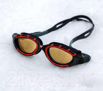 Очки для плавания ZoggS Predator Flex Polarized Ultra / 339847 (Regular, черный/красный)