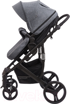 Детская универсальная коляска INDIGO Taurus (темно-серый)