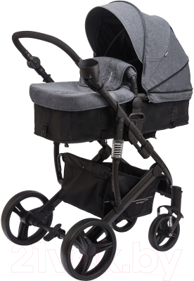 Детская универсальная коляска INDIGO Taurus (темно-серый)