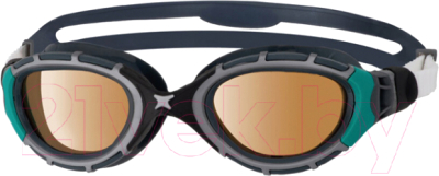 Очки для плавания ZoggS Predator Flex Polarized Ultra / 461046 (Regular, черный/зеленый)