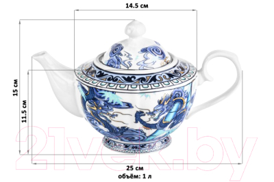 Заварочный чайник Elan Gallery Китайский Дракон / 740517