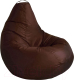 Бескаркасное кресло Kreslomeshki Груша Аnti-vandal XL / GA-120x85-SH (шоколад) - 