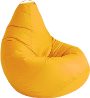 Бескаркасное кресло Kreslomeshki Груша Аnti-vandal XL / GA-120x85-ZH (желтый) - 