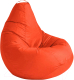 Бескаркасное кресло Kreslomeshki Груша Аnti-vandal XXL / GA-130x90-A (апельсин) - 