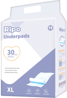 Набор пеленок одноразовых впитывающих Ripo XL 60x90 (30шт) - 