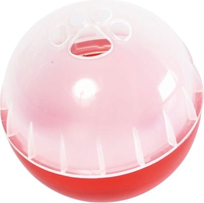 

Игрушка для кошек, Мяч пластиковый с отверстиями для лакомств / 83591