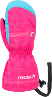 Варежки лыжные Reusch Maxi R-Tex Xt / 6285515-3305 (р-р 1, Mitten Knockout Pink/Bachelor Button) - 