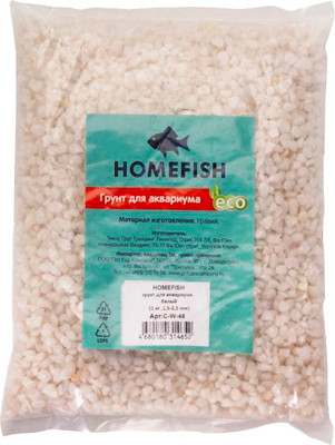 Грунт для аквариума Homefish 84333 (1кг, белый) - 