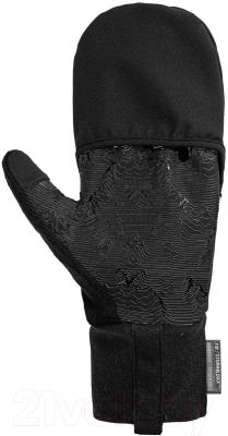 Перчатки лыжные Reusch Terro Stormbloxx Touch-Tec / 6206104-7702 (р-р 7, Black/Silver)