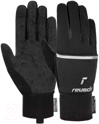 Перчатки лыжные Reusch Terro Stormbloxx Touch-Tec / 6206104-7702 (р-р 7, Black/Silver)