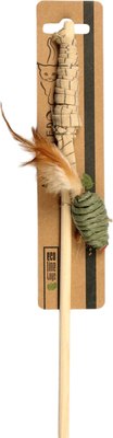 

Игрушка для кошек, Eco Дразнилка-удочка Мышь с кошачьей мятой / 51469