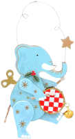 

Елочная игрушка, Toy Box. Слон с барабаном / 14646-5