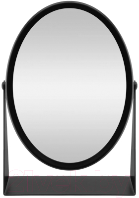 Зеркало косметическое El Casa Двустороннее на подставке / 240368 (черный)