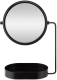 Миниатюра изображения товара Зеркало косметическое El Casa Двустороннее / 240369 (черный)